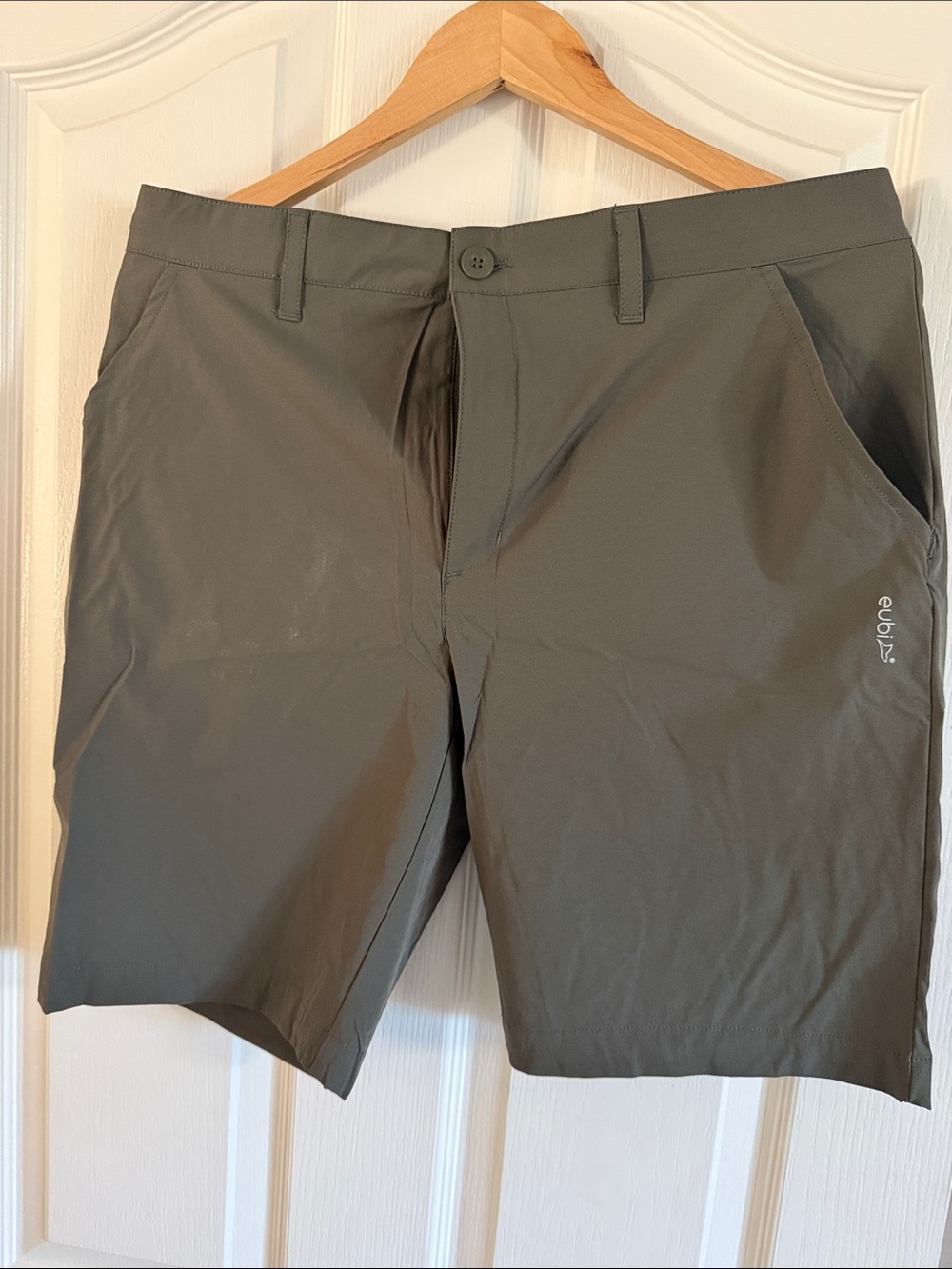 eubi Men's Olive Hybrid Shorts